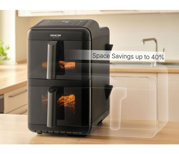Sencor Air Fryer SFR 1260BK z koszem ceramicznym 12l - 1571338 - zdjęcie 9